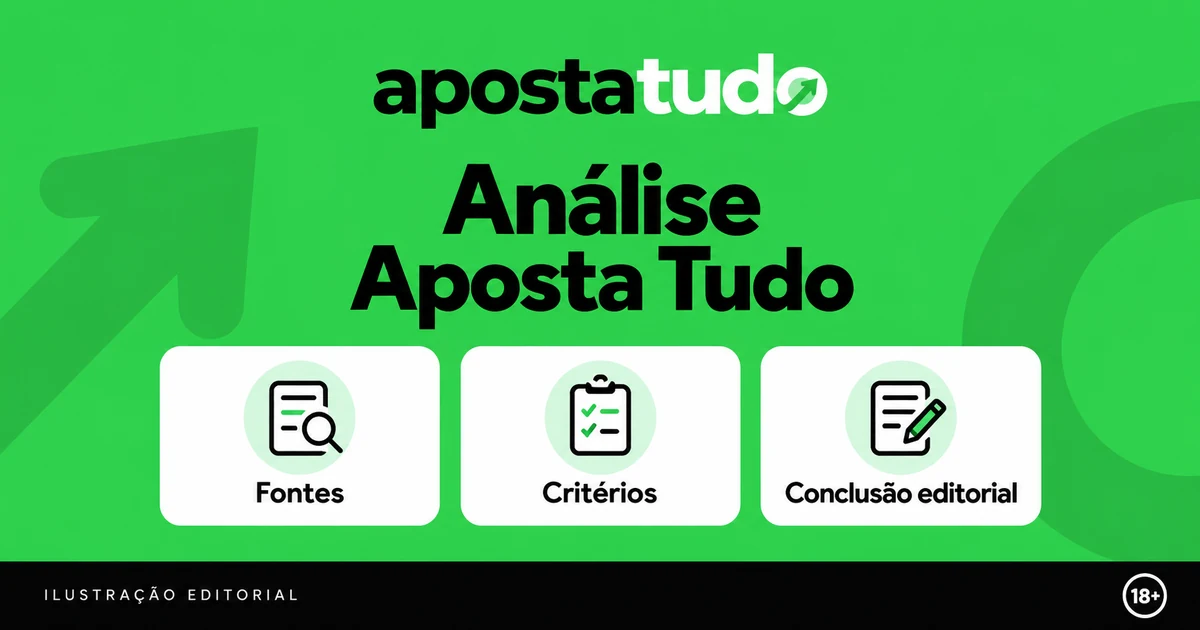 Aposta Tudo é confiável? Análise editorial por critérios