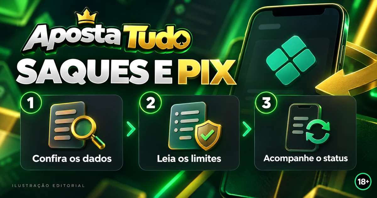 Aposta Tudo saque: processo, limites e problemas